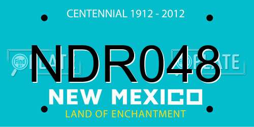 NDR048 New Mexico License Plate