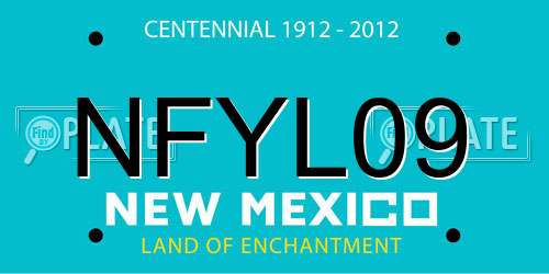 NFYL09 New Mexico License Plate