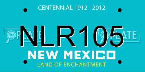NLR105 New Mexico License Plate