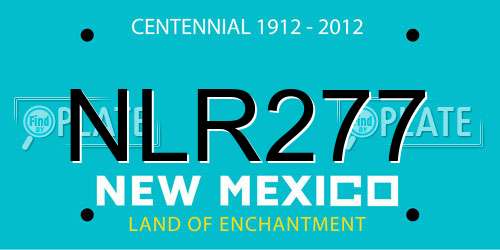 NLR277 New Mexico License Plate