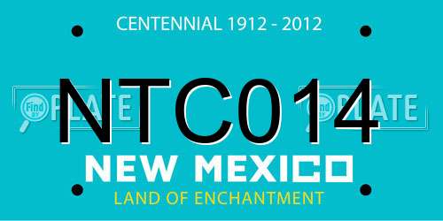 NTC014 New Mexico License Plate