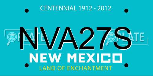 NVA27S New Mexico License Plate
