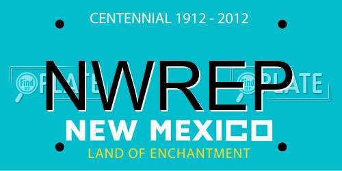 NWREP New Mexico License Plate