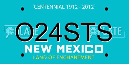 O24STS New Mexico License Plate