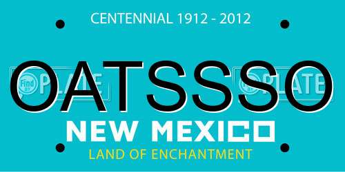 OATSSSO New Mexico License Plate