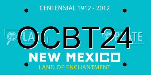 OCBT24 New Mexico License Plate