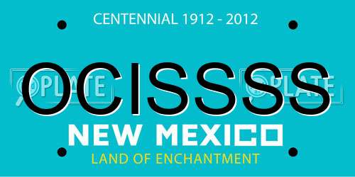 OCISSSS New Mexico License Plate