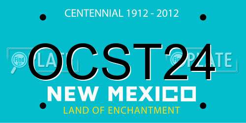 OCST24 New Mexico License Plate