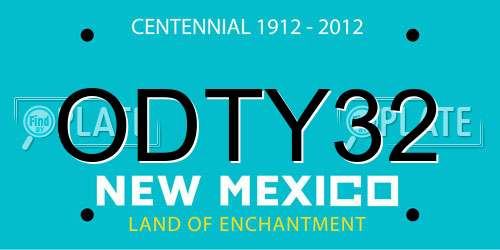 ODTY32 New Mexico License Plate