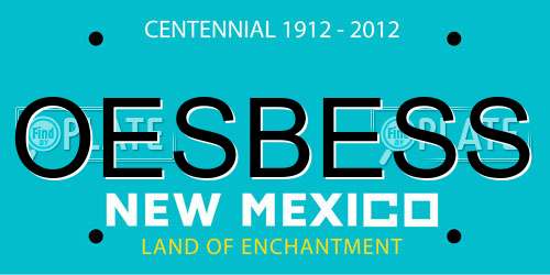 OESBESS New Mexico License Plate