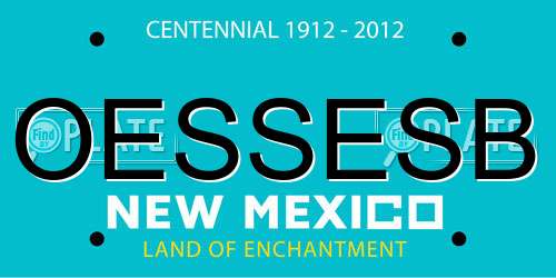 OESSESB New Mexico License Plate