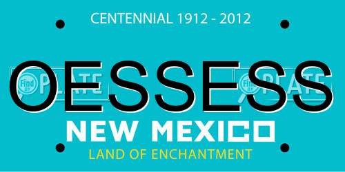OESSESS New Mexico License Plate