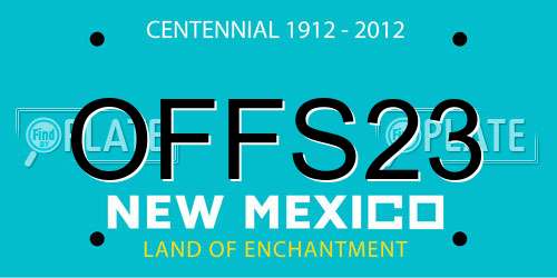OFFS23 New Mexico License Plate