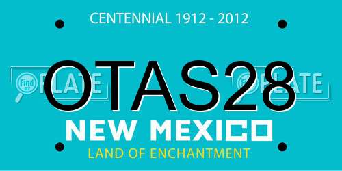 OTAS28 New Mexico License Plate