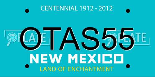 OTAS55 New Mexico License Plate