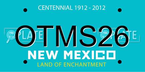 OTMS26 New Mexico License Plate