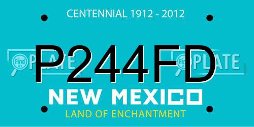 P244FD New Mexico License Plate