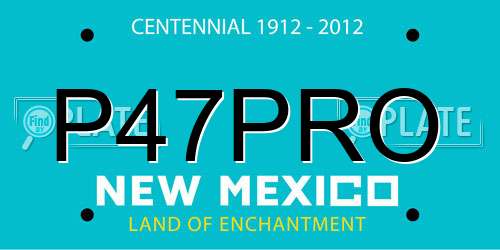 P47PRO New Mexico License Plate