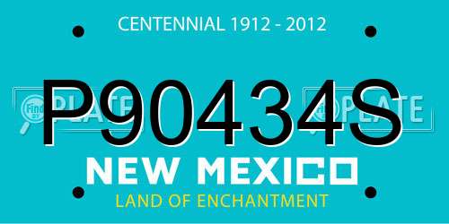 P90434S New Mexico License Plate