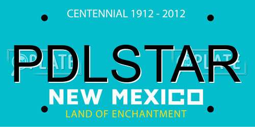 PDLSTAR New Mexico License Plate