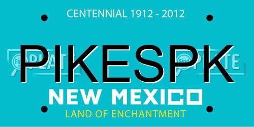 PIKESPK New Mexico License Plate