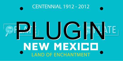 PLUGIN New Mexico License Plate