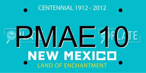 PMAE10 New Mexico License Plate