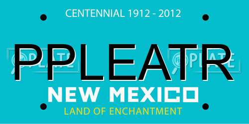 PPLEATR New Mexico License Plate