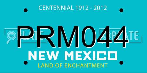 PRM044 New Mexico License Plate
