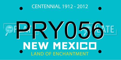 PRY056 New Mexico License Plate