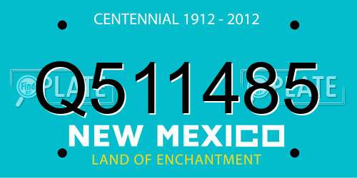 Q511485 New Mexico License Plate