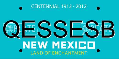 QESSESB New Mexico License Plate
