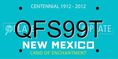 QFS99T New Mexico License Plate
