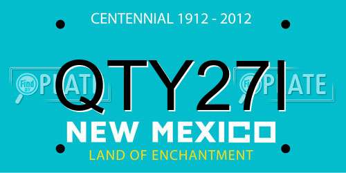 QTY27I New Mexico License Plate