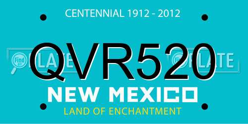 QVR520 New Mexico License Plate