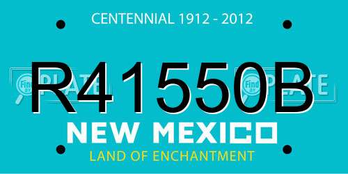 R41550B New Mexico License Plate