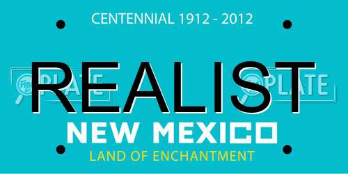 REALIST New Mexico License Plate