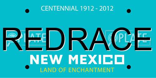 REDRACE New Mexico License Plate