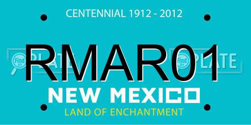RMAR01 New Mexico License Plate