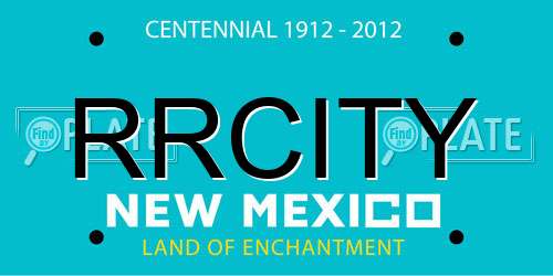 RRCITY New Mexico License Plate