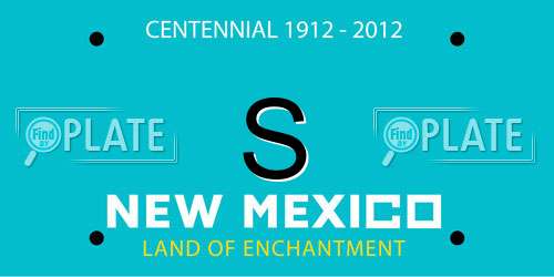 S New Mexico License Plate