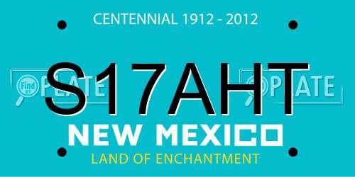 S17AHT New Mexico License Plate