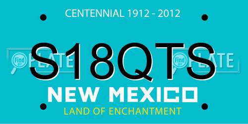 S18QTS New Mexico License Plate