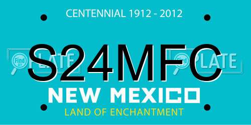 S24MFC New Mexico License Plate