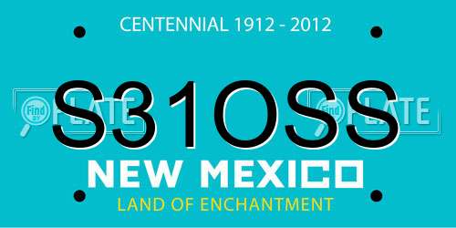 S31OSS New Mexico License Plate