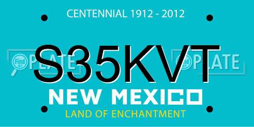 S35KVT New Mexico License Plate