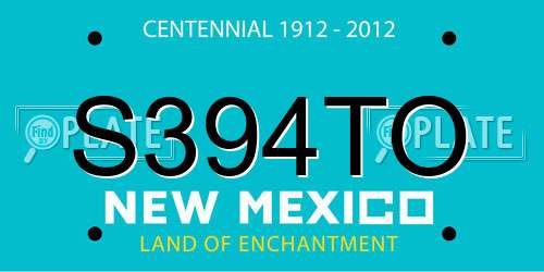 S394TO New Mexico License Plate