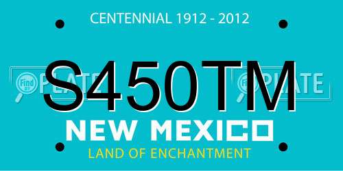 S450TM New Mexico License Plate