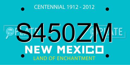 S450ZM New Mexico License Plate