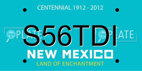 S56TDI New Mexico License Plate